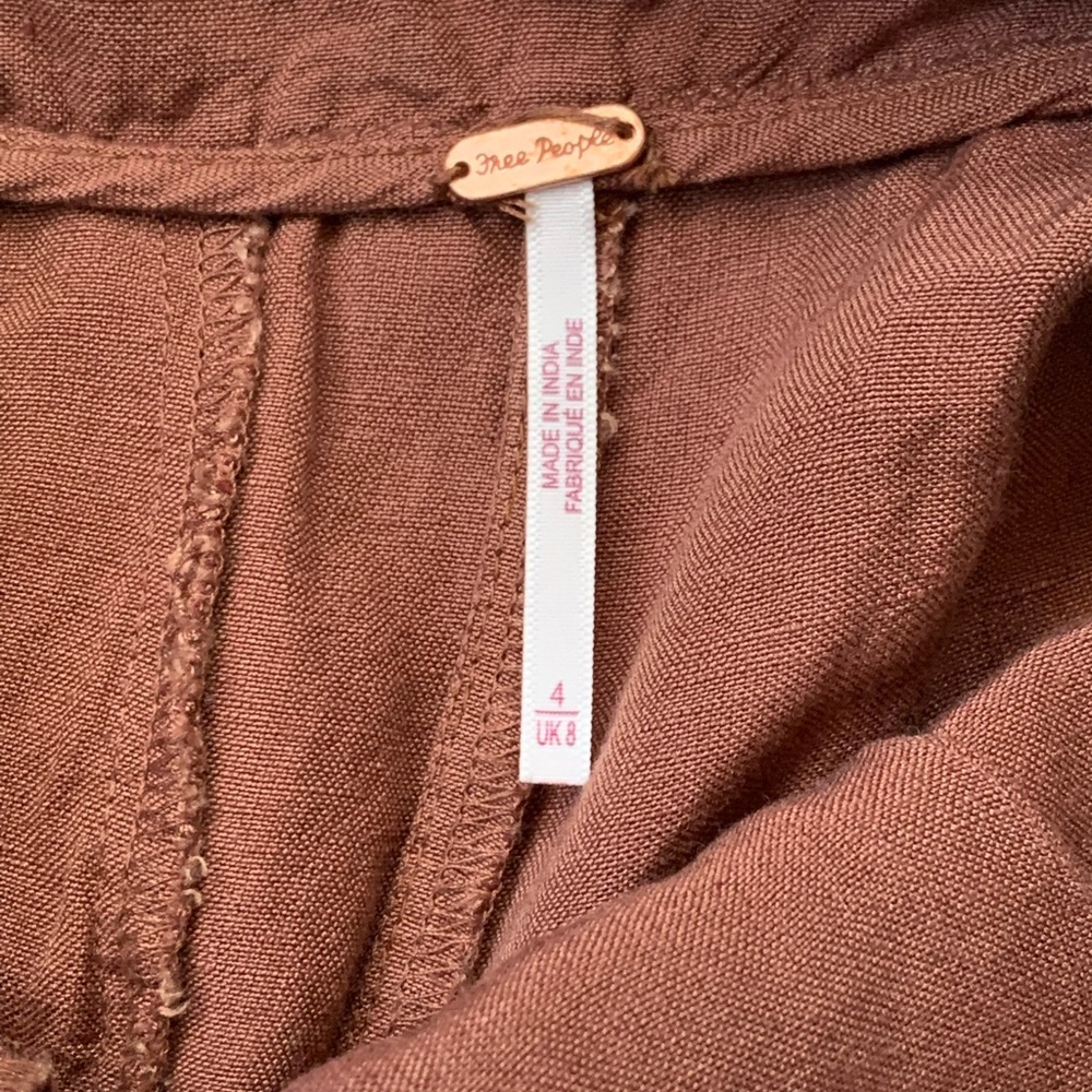 Free People Linen High-Waist Shorts - Picture 7 of 12